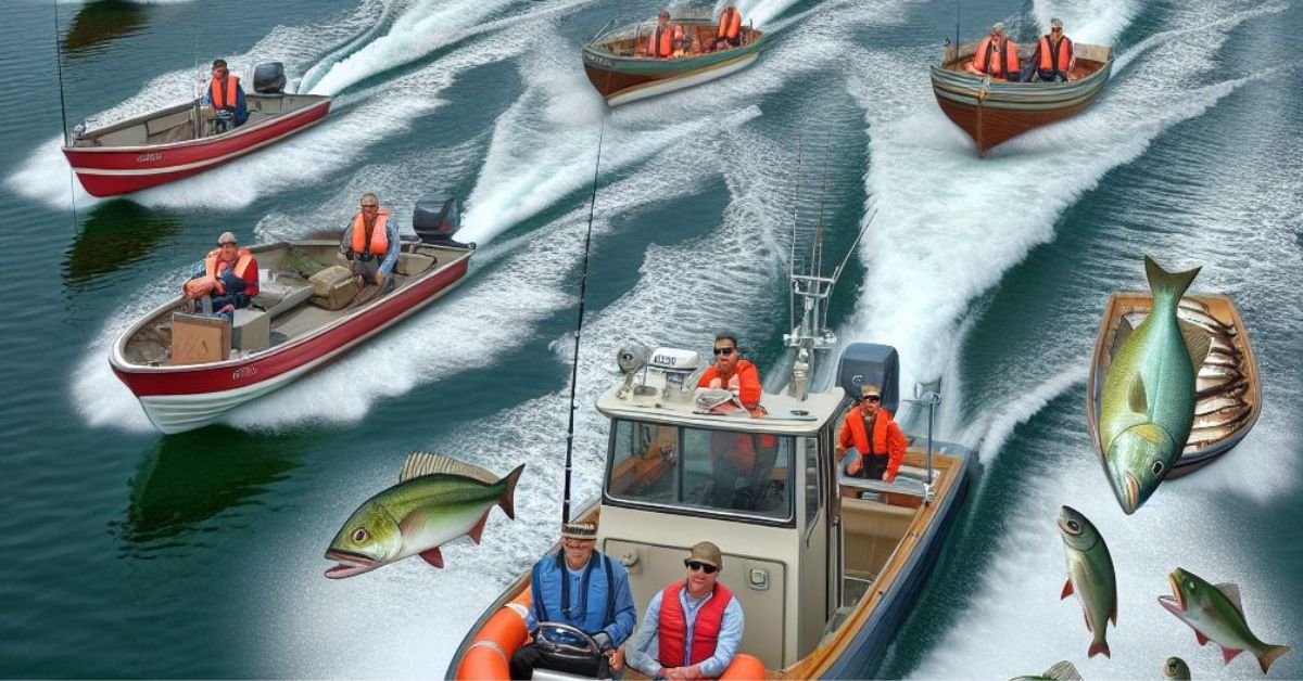 Why should boaters slow down when passing recreational fishing boats?