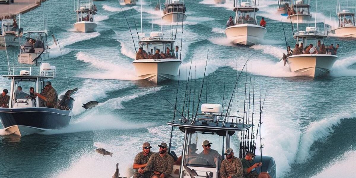 Why should boaters slow down while passing recreational fishing boats?