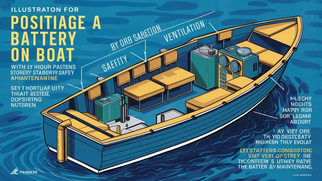 Why is the Positioning of a Battery on a Boat Important?