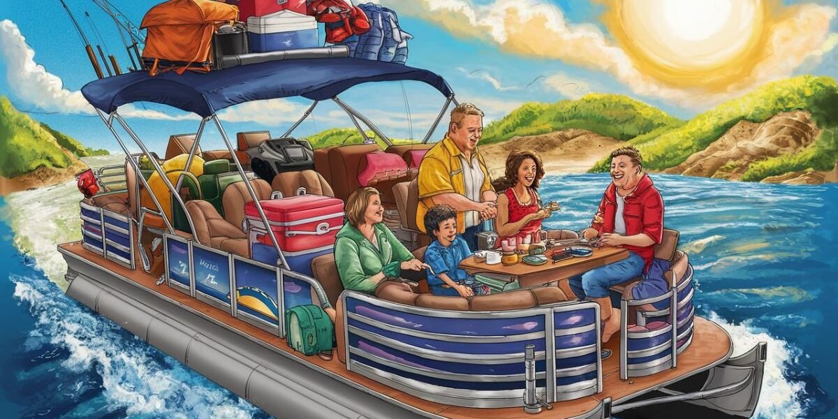 Camping in a Pontoon Boat