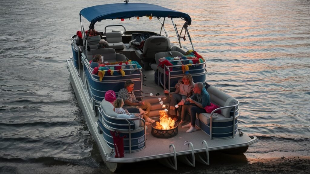 Tips for Setting Up Your Campsite on a Pontoon Boat