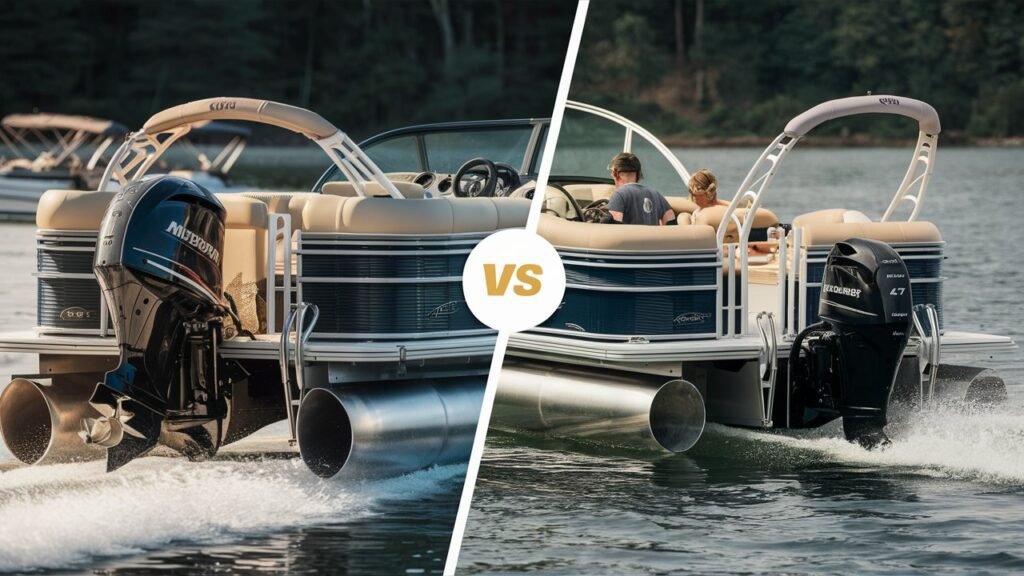 Comparing Inboard and Outboard Motors for Pontoon Boats