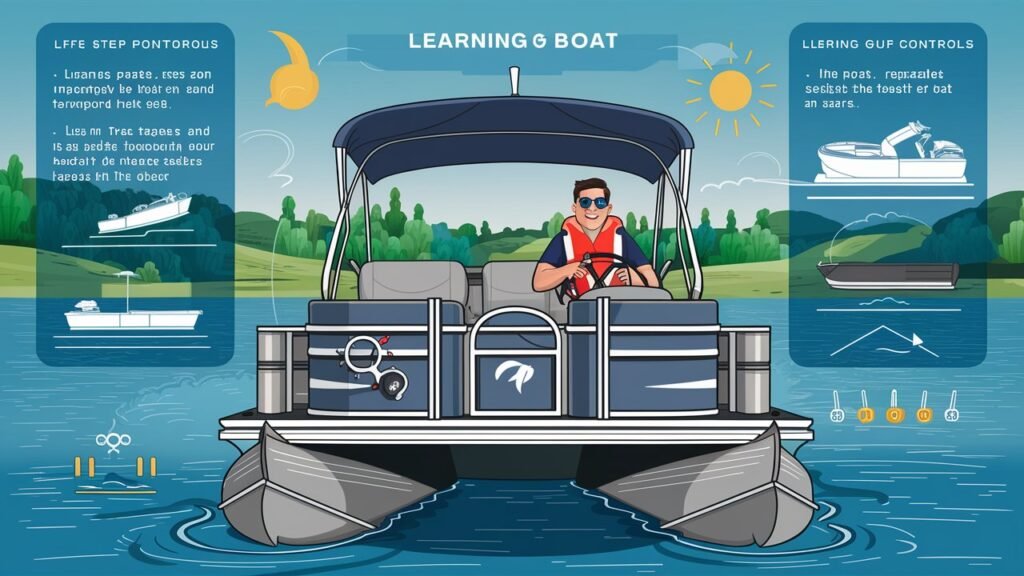 drive a pontoon boat