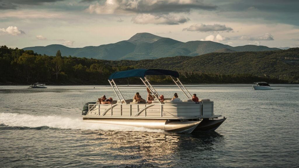 How Do Pontoon Boats Provide Bathroom Privacy?