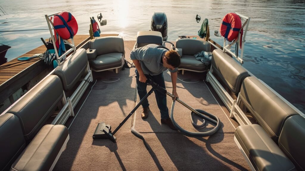 How to Properly Clean Your Pontoon Boat Carpet